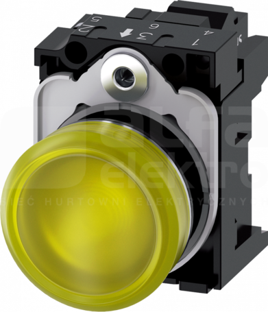 SIRIUS ACT 22mm 24VAC/DC żółty Lampka sygnalizacyjna+bl.LED metal