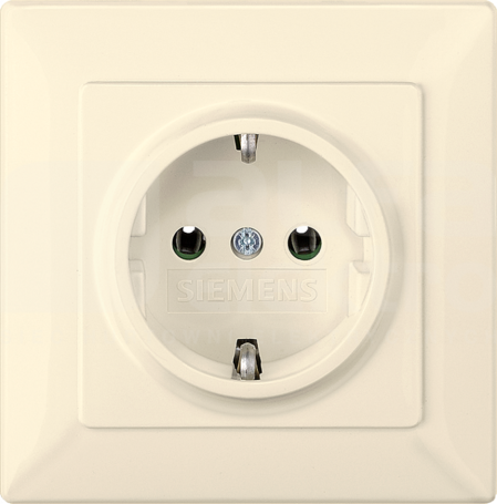 GNIAZDO SCHUKO 1-KR DELTA KREMOWY