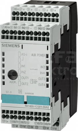 AS-I SLIMLINE S45 4DI/4DO Moduł wejść/wyjść cyfrowych