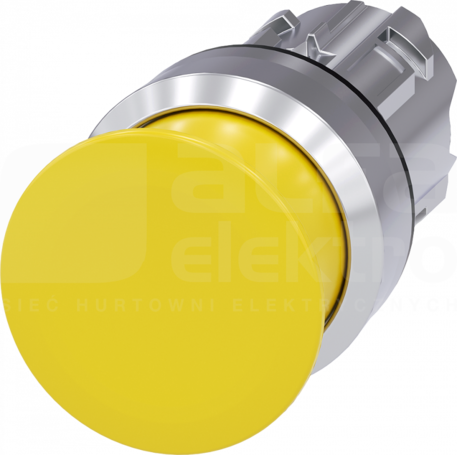 SIRIUS ACT 22mm z samop.żółty Przycisk grzybkowy metal