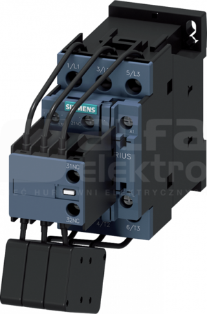 SIRIUS 3P AC-6b 25kVar 400V 1NO+2NC Stycznik kondensatorowy