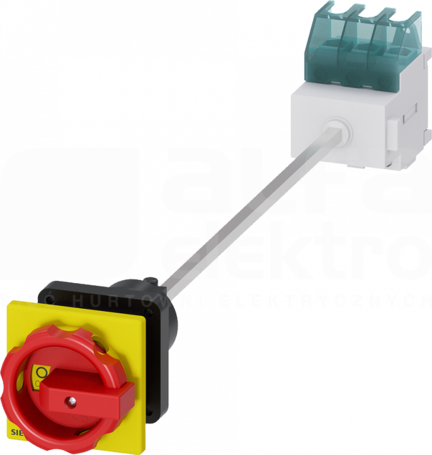 SENTRON 3P 32A czerwony/żółty Rozłącznik główny/awaryjny