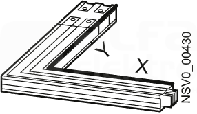 BD2A-400-LR ODCINEK KĄTOWY POZIOMY