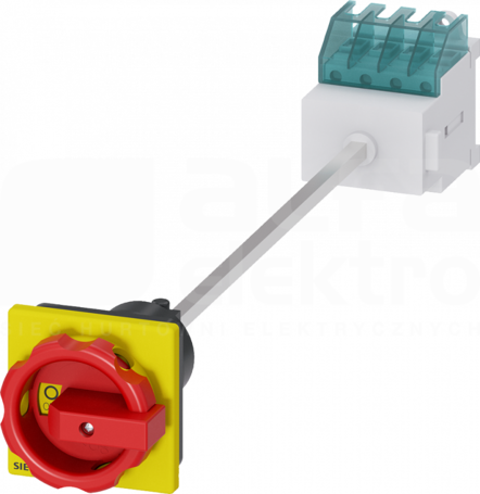 SENTRON 3P 16A czerwony/żółty Rozłącznik główny/awaryjny