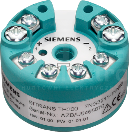 PRZETWORNIK TEMPERATURY TH200 SIMATIC SITRANS AKCESORIA