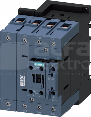 SIRIUS 110A 230V 1NO+1NC Stycznik 3P