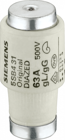 5SB431 63A E33 (DIII) gG WKŁADKA TOPIKOWA 500V