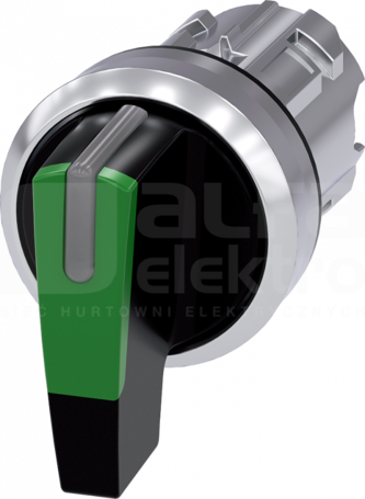 SIRIUS ACT 22mm I-O-II z samop.zielony Przełącznik z możl.podśw.metal
