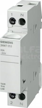 SENTRON 8x32 1P 20A Podstawa bezpiecznikowa