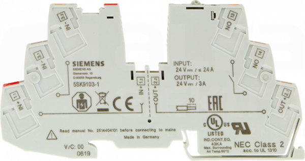 5SK91011 1P 1A Wyłącznik
