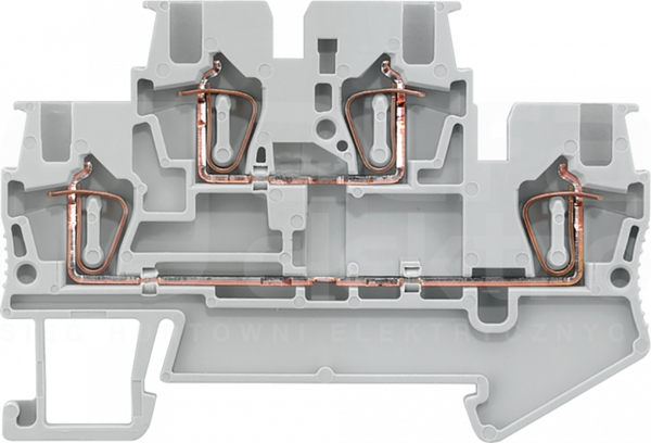 8WH20200AE00 0,14-1,5mm2 Zacisk dwupoziomowy szary