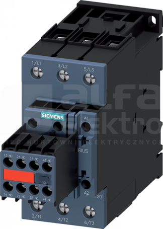 SIRIUS 40A 18,5kW 230VAC 50Hz 2NO+2NC Stycznik 3P