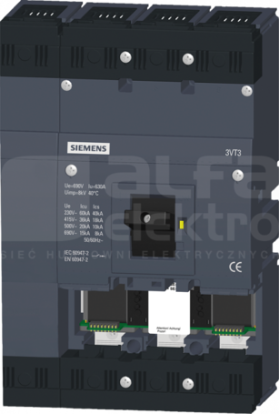 SENTRON 4P 630A 65kA Blok łączeniowy wyłącznika