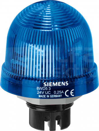 8WD53200CF 24V błyskowy LAMPA KOGUT NIEBIESKI