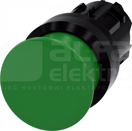 SIRIUS ACT 22mm z samop.zielony Przycisk grzybkowy tworzywo