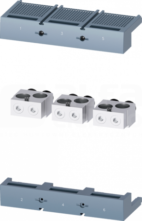 3VA95030JG23 (3szt) Zestaw zacisków