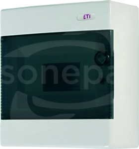 ECT8PT 8mod IP40 Rozdzielnica natynkowa drzwi przezroczyste