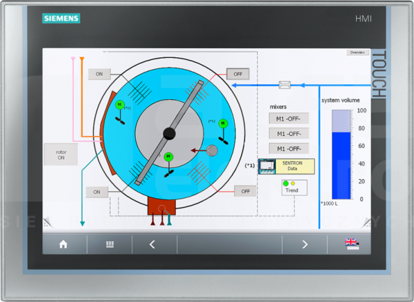 SIPLUS HMI TP1200 COMFORT Panel graficzny