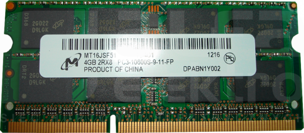 SIMATIC PC 1x4GB DDR3 1066 SODIMM Pamięć operacyjna