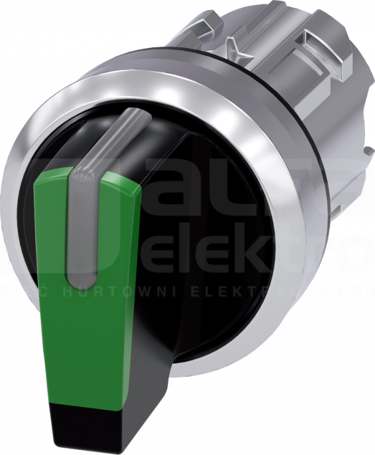 SIRIUS ACT 22mm I-O-II zielony Przełącznik z możl.podśw.metal