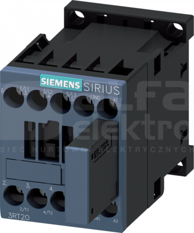 SIRIUS 9A 4kW 24VDC 1NO Stycznik 3P