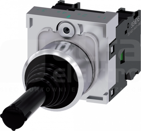 SIRIUS ACT 22mm O<I z samop.czarny Joystick okrągły poziomy metal
