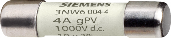 SENTRON 10x38 mm 6 A gPV 1000VDC Wkładka bezpiecznikowa