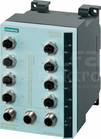 SCALANCE X208PRO 8xM12 Switch