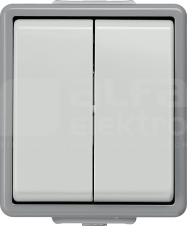 ŁĄCZNIK 2-BIEG.IP44 DELTA FLAT
