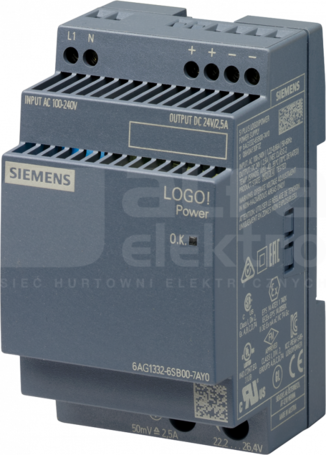 SIPLUS LOGO! POWER 24V 2,5A Zasilacz
