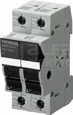 SENTRON 10x38 mm 2-bieg. 30 A  1000VDC Podstawa bezpiecznikowa