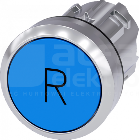 SIRIUS ACT 22mm z samop.R niebieski Przycisk płaski metal