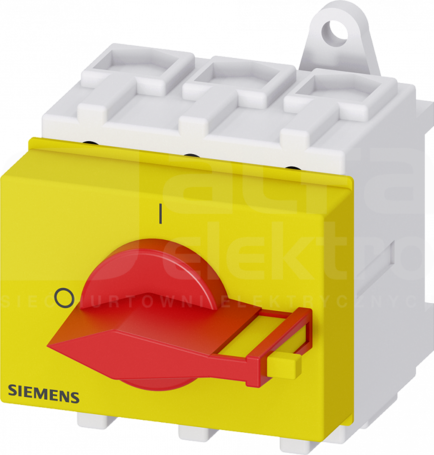 SENTRON 3P 63A czerwony/żółty Rozłącznik główny/awaryjny
