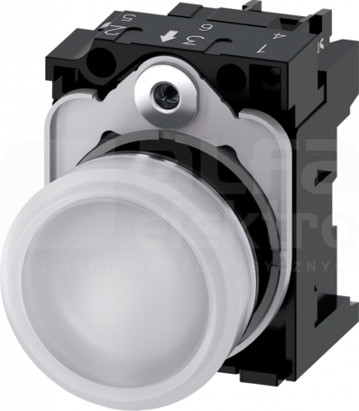 SIRIUS ACT 22mm 110VAC biały Lampka sygnalizacyjna+bl.LED metal