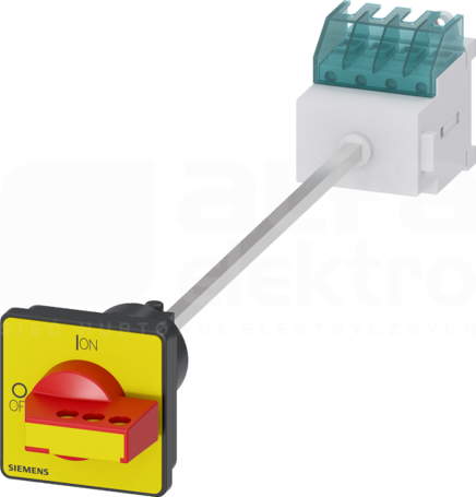 SENTRON 4P 16A czerwony/żółty Rozłącznik główny/awaryjny