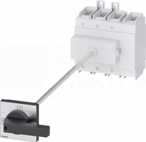 SENTRON 4P 250A czarny Rozłącznik główny/awaryjny