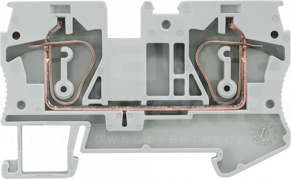 8WH20000AH00 0,5-6mm2 Zacisk przelotowy szary