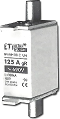 NH000 80A gR 690V Wkładka bezpiecznikowa