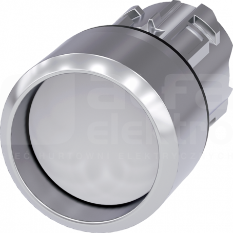 SIRIUS ACT 22mm z samop.biały Przycisk wystający metal