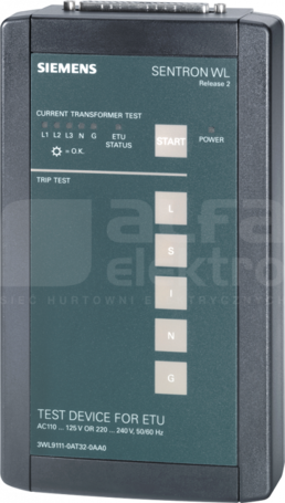 SENTRON 3WL91110AT320AA0 Urządzenie testujące