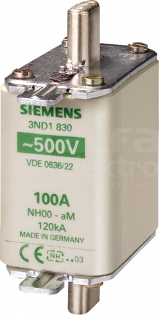 SENTRON NH00 160A 500V aM Wkładka bezpiecznikowa