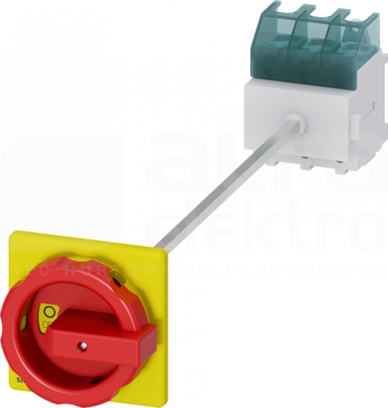SENTRON 3P 63A czerwony/żółty Rozłącznik główny/awaryjny