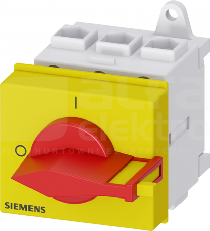 SENTRON 3P 32A czerwony/żółty Rozłącznik główny/awaryjny