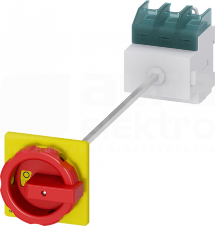 SENTRON 3P 100A czerwony/żółty Rozłącznik główny/awaryjny