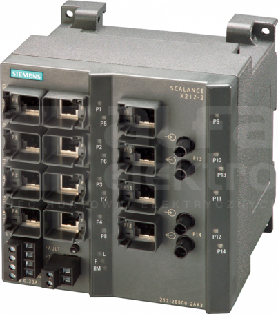 SCALANCE X212-2 12xRJ45 2xBFOC Switch