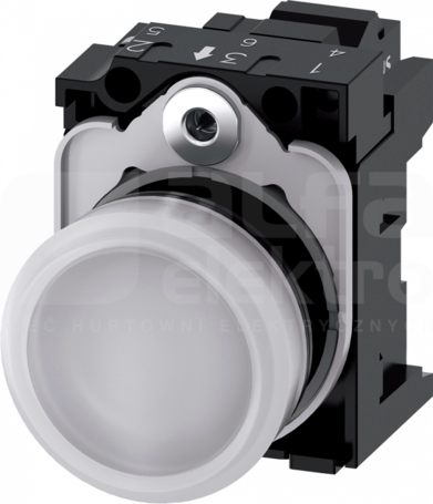 SIRIUS ACT 22mm 24VAC/DC biały Lampka sygnalizacyjna+bl.LED tworzywo