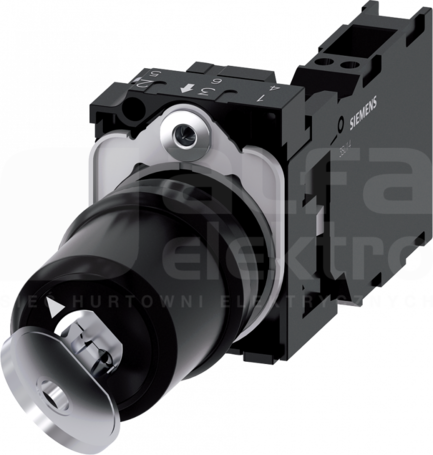 SIRIUS ACT 22mm O-I 1NO+1NC b/samop. Przełącznik z kluczem CES tworzywo