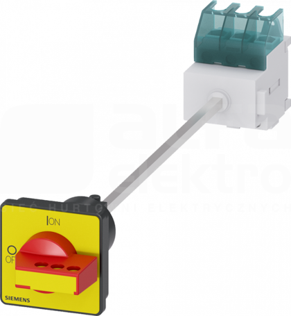 SENTRON 3P 32A czerwony/żółty Rozłącznik główny/awaryjny