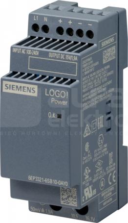 LOGO POWER 15VDC/1,9 A Zasilacz