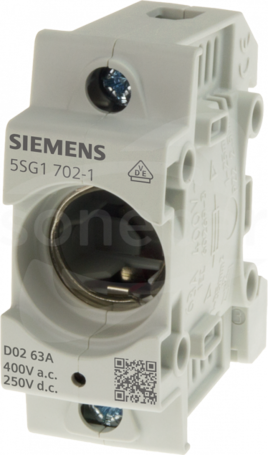 NEOZED D01 1P 16 A 400VAC 250VDC Podstawa bezpiecznikowa